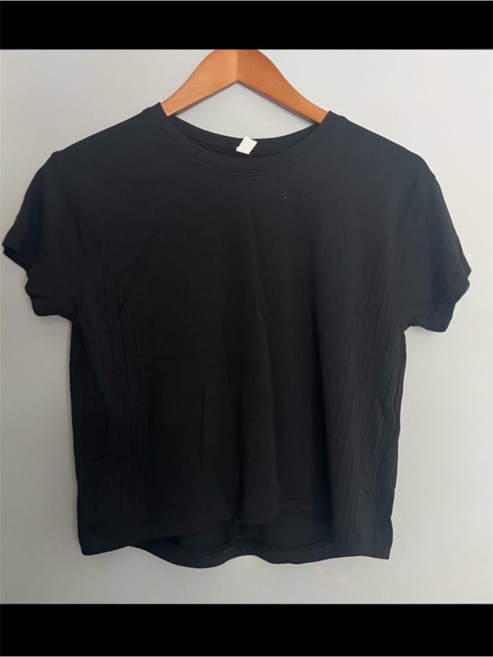 Lululemon Train To Be Short Sleeve Shirt Black Size XS